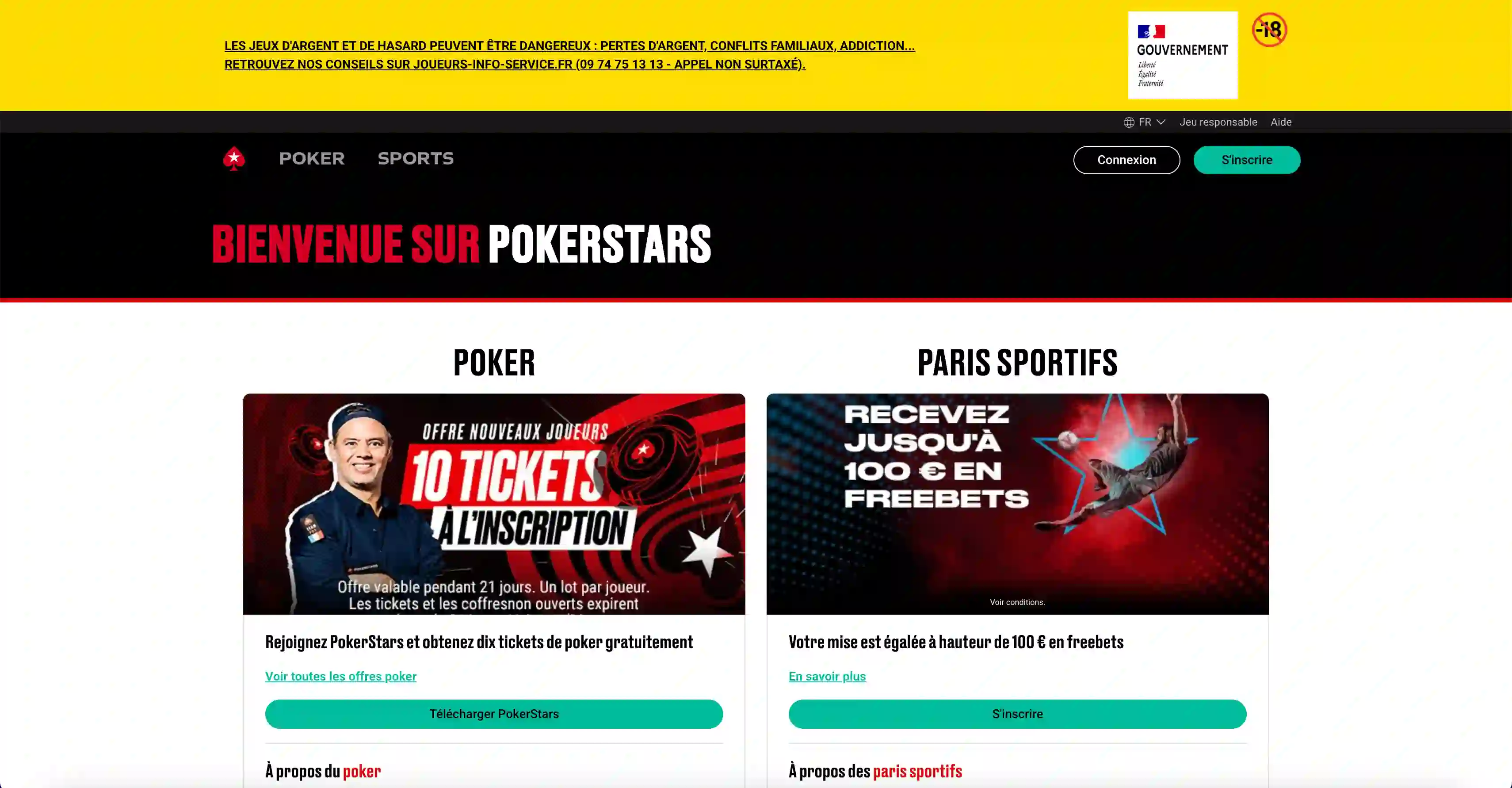PokerStars : meilleur casino en ligne pour tournois