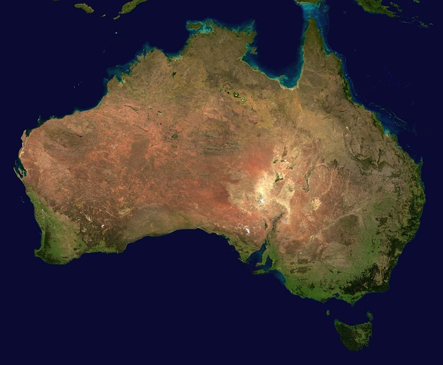 australia, continent, geography