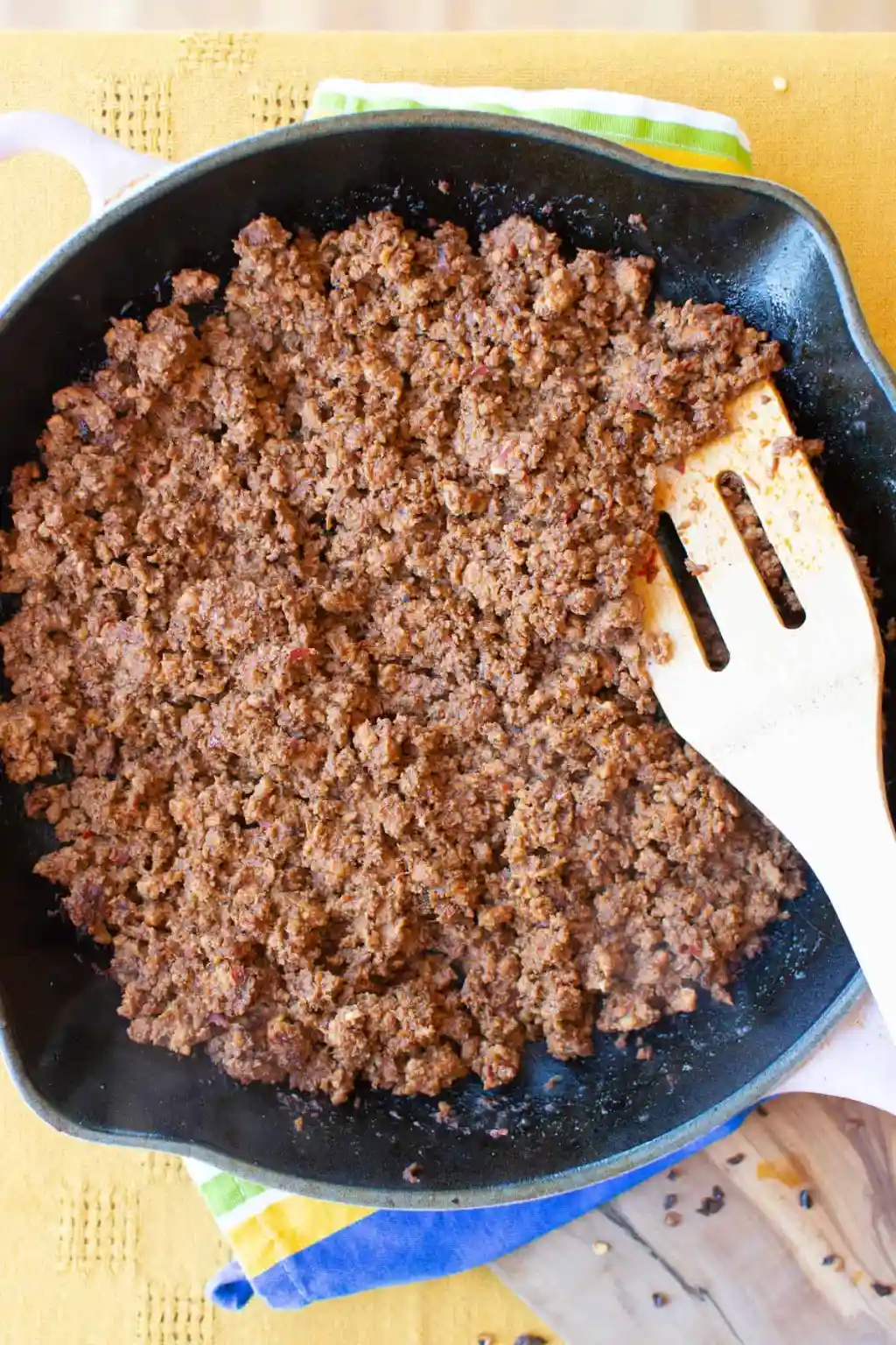 red chile powder, recipes, large skillet, meat