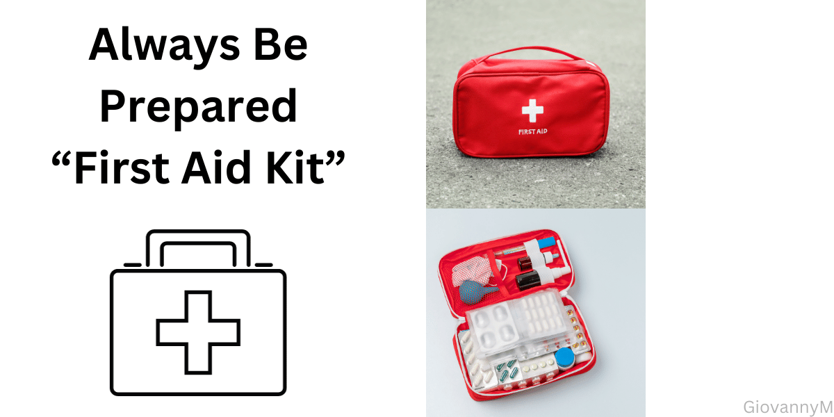 Expect the unexpected, have a first aid kit in your trunk organizer.