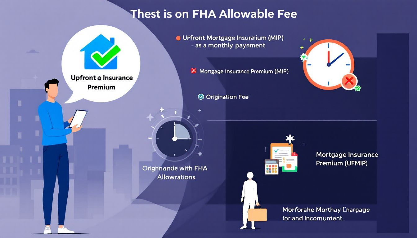 Different types of FHA allowable fees that borrowers may encounter.