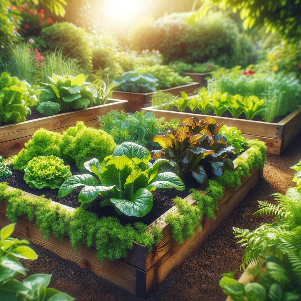 Raised bed gardens