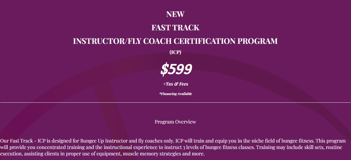 Fly Coach Certification Program Instructor Fast Track