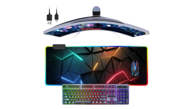 RGB mouse pads