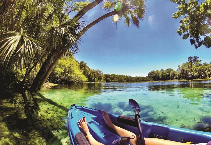 Kayaking Rainbow River Florida