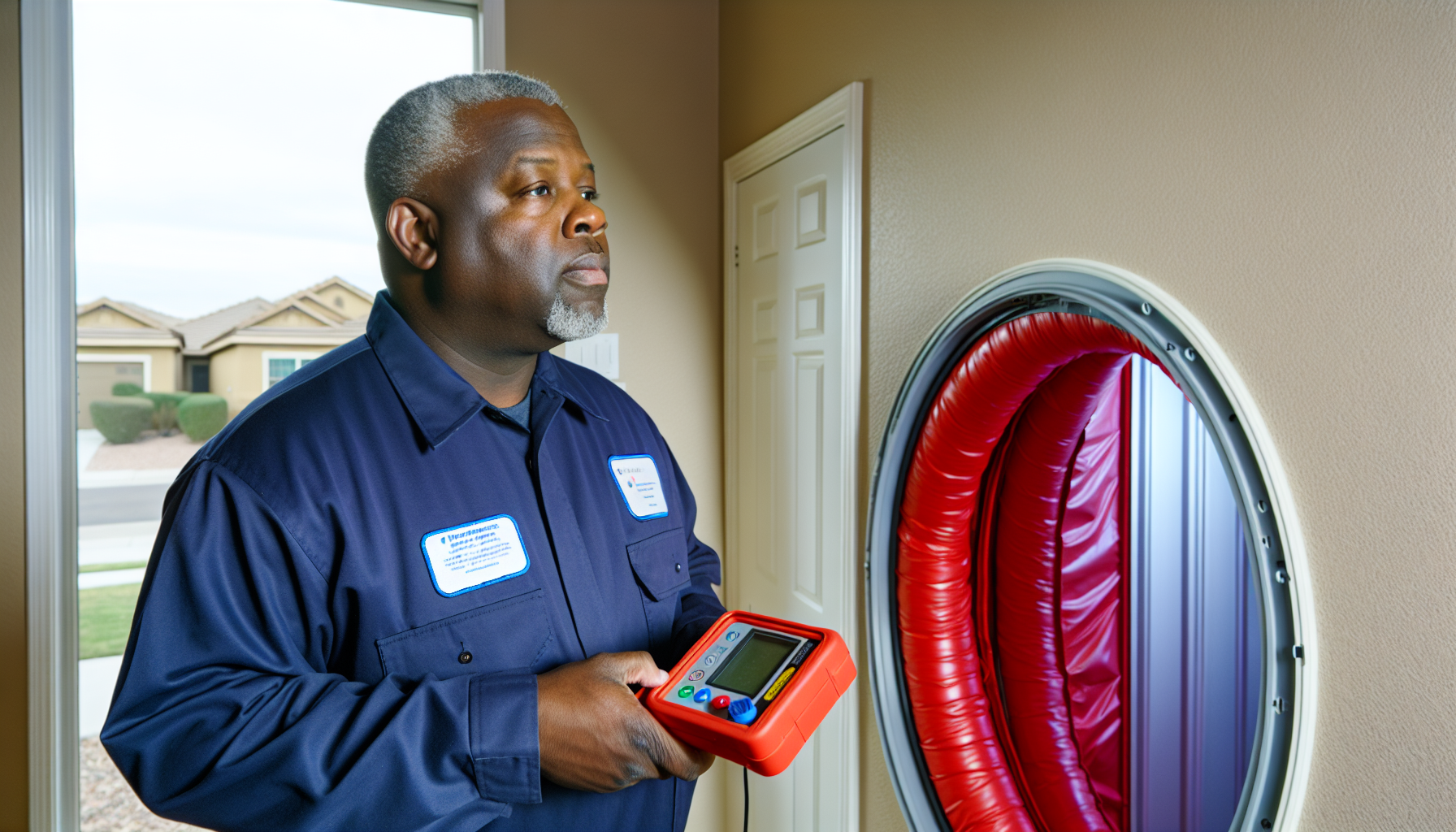 Certified blower door tester