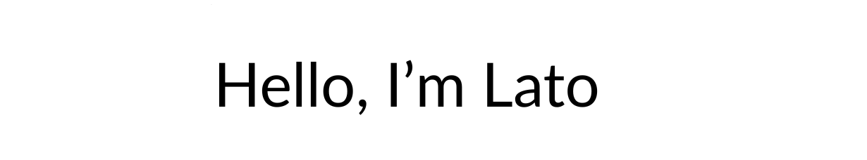 Lato CV Font