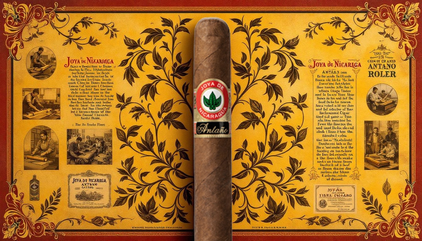 Overview of Joya De Nicaragua Antaño 1970 series showcasing various cigars.