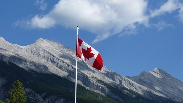 canada, national park, flag