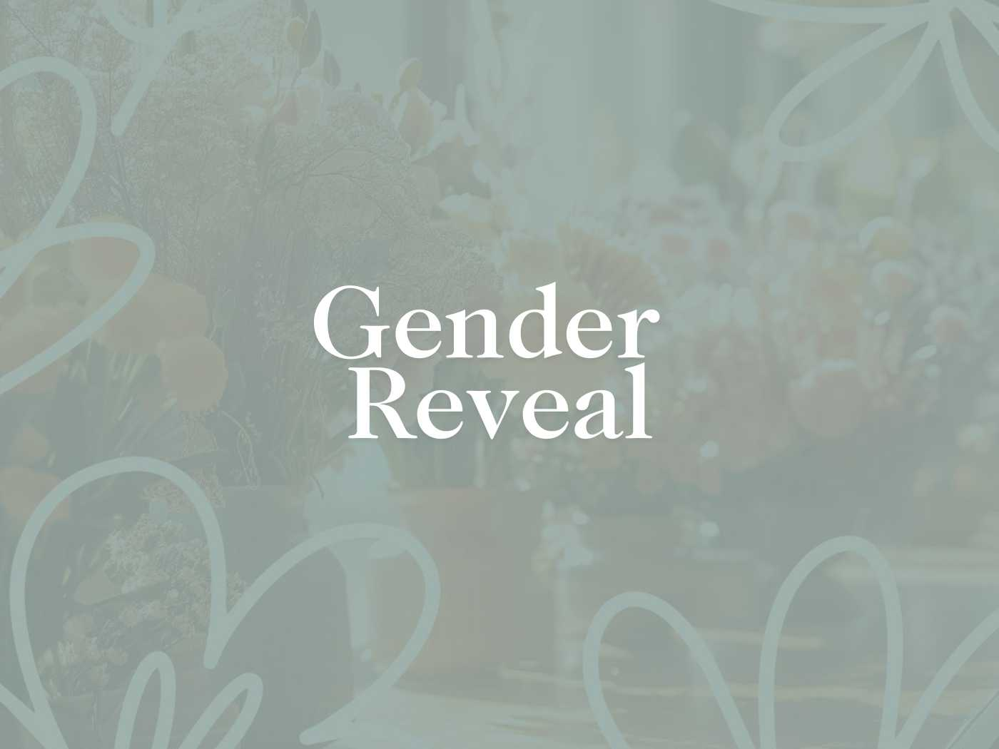 Gender Reveal Collection from Fabulous Flowers and Gifts, featuring a beautiful selection of blooms and gift boxes perfect for celebrating a new arrival.
