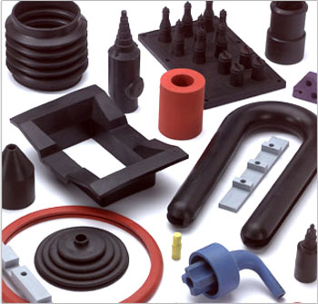 different types of rubber molded parts for aerospace