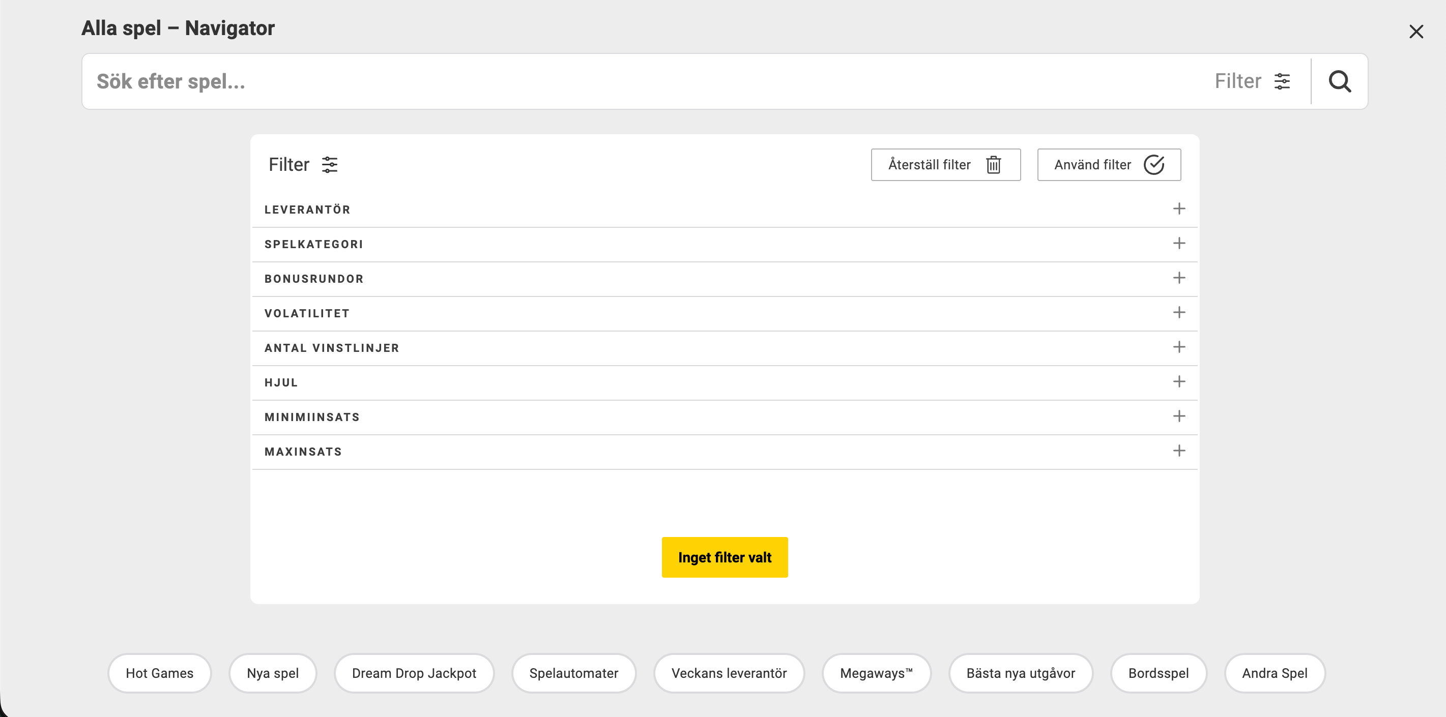 kategorisering och sortering