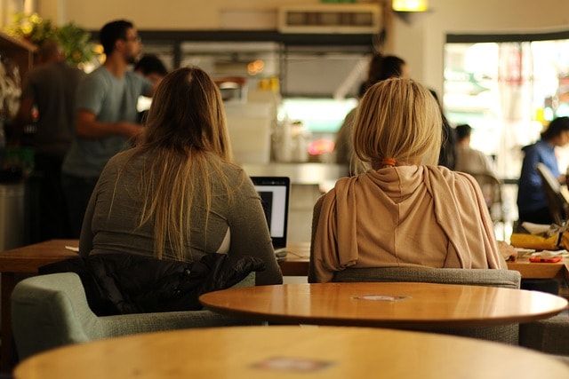 students, studying, computer