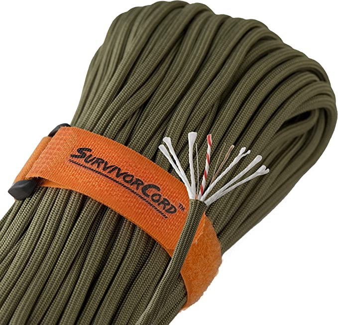 Find Top Paracord Manufacturer in USA for Your Outdoor Adventure Now! 7 Titan Paracord in the color olive