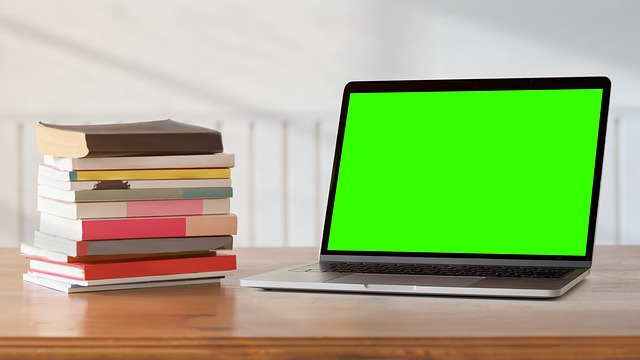 online course, green screen, online