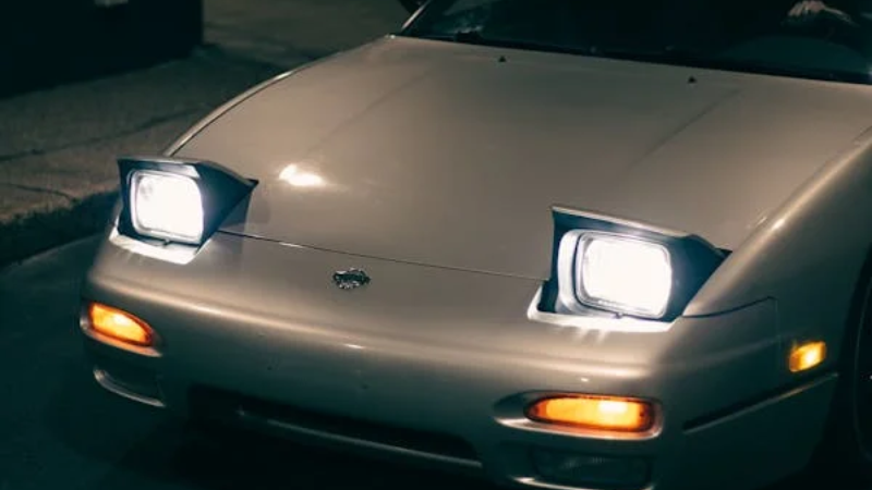 old cars had a light switch that pop up the headlights