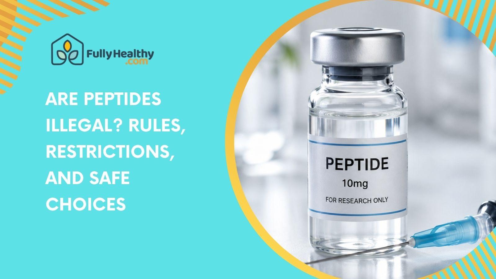 Are Peptides Illegal? Rules, Restrictions, and Safe Choices
