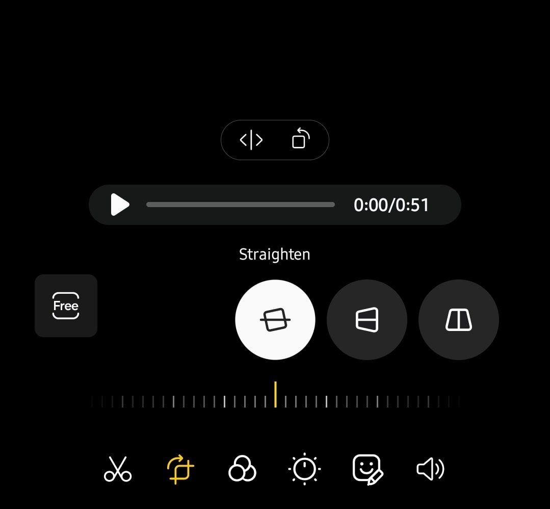 Android to crop videos