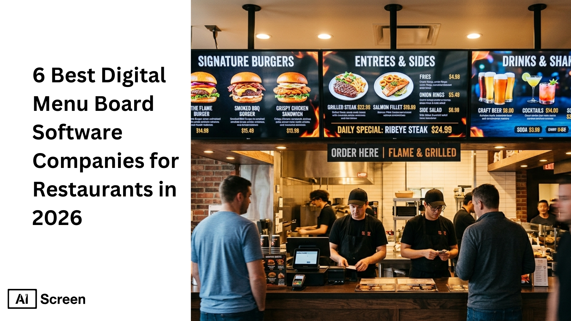 6 Best Digital Menu Board Software Companies for Restaurants in 2026 1 best restaurant digital menu boards