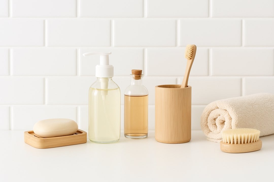 how to avoid phthalates : clean bathtoom no  phthalates