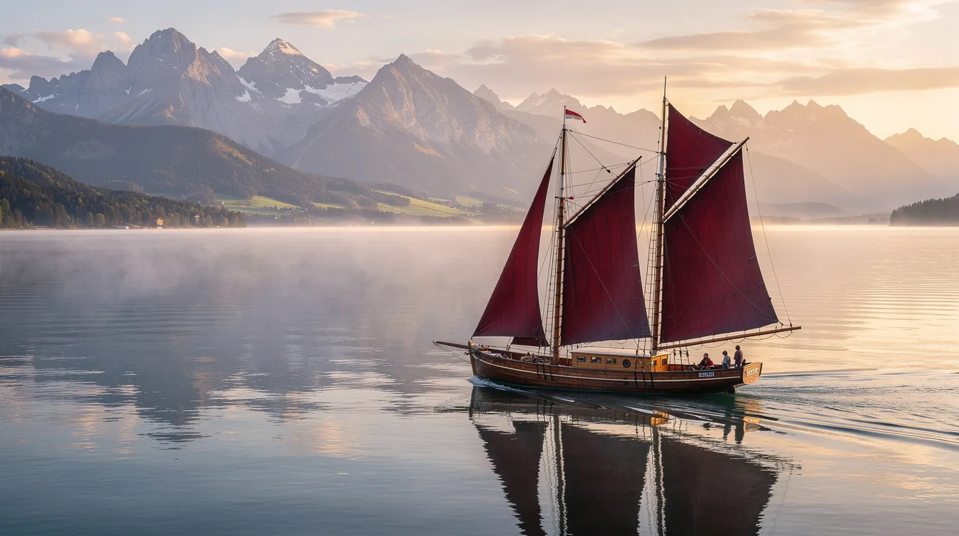 Experience the Lake: Sailing Ship Instead of Motorboat