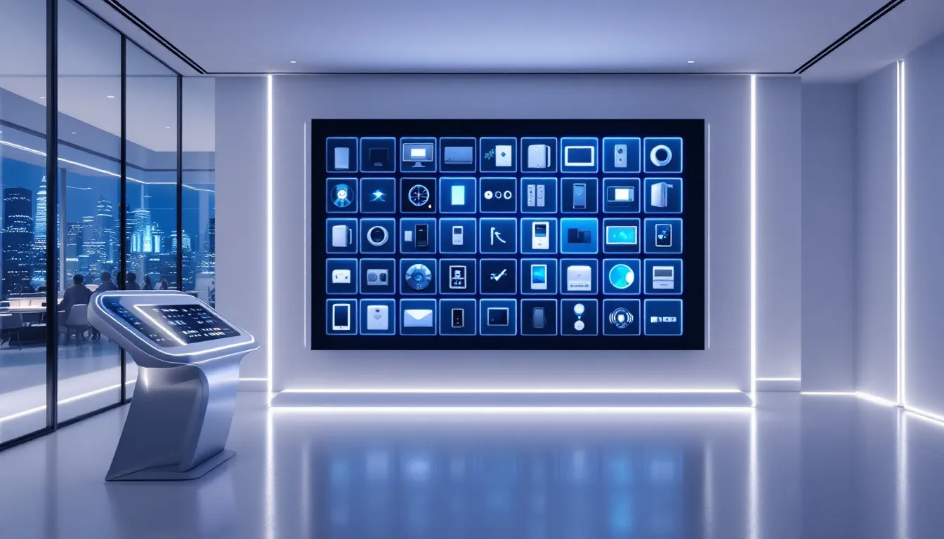 A display of various emergency alarm systems available in Cheshunt.