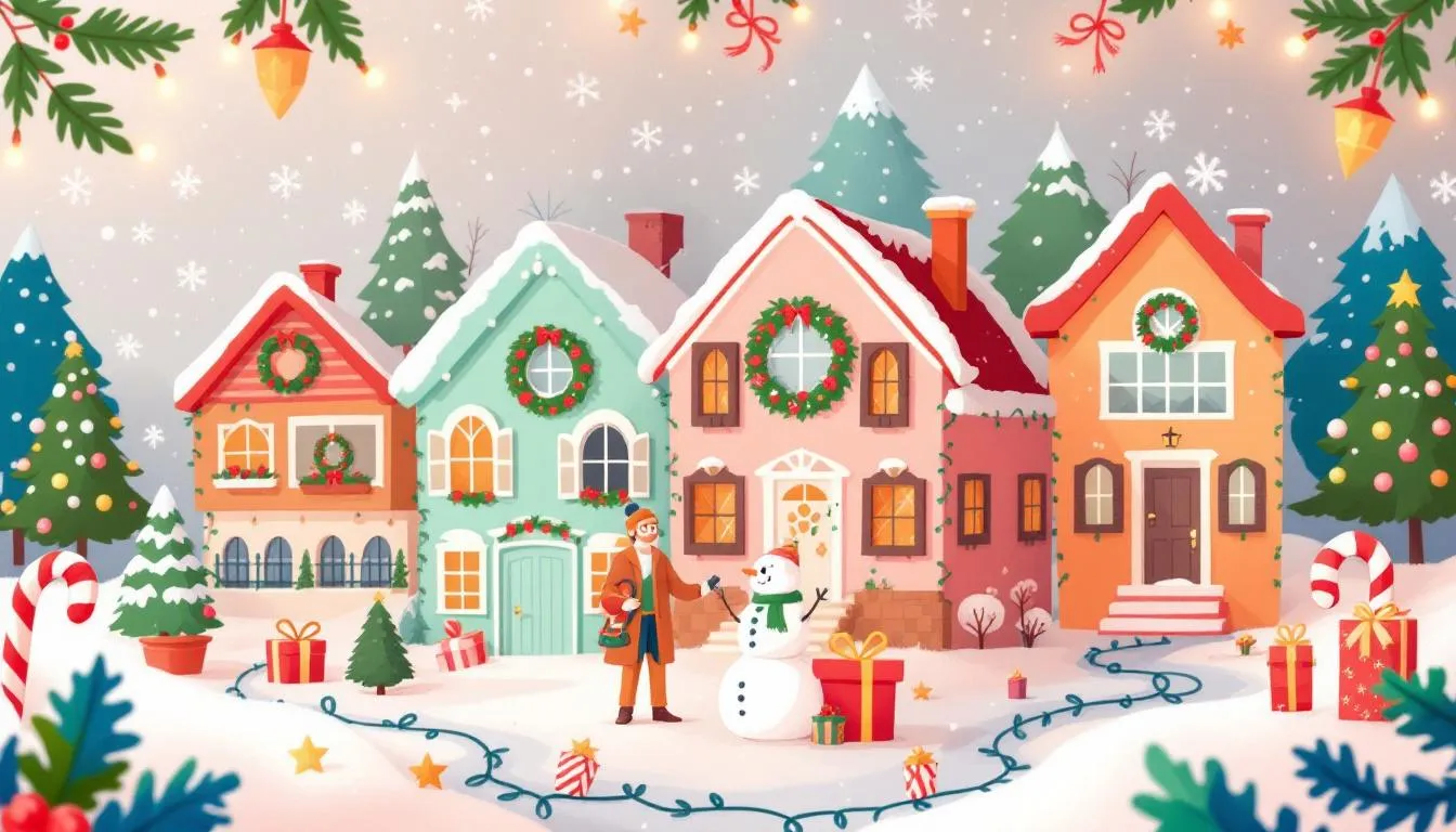 An illustration of various insurance options available for homeowners, providing peace of mind during the holiday season.