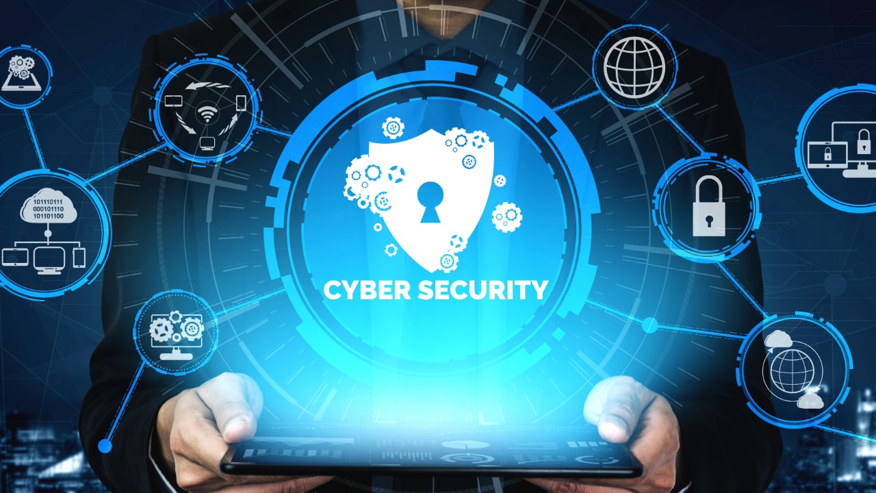 digital representation of cyber security policy with all applicable components