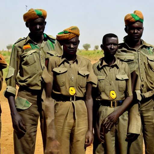 image of soldiers in Sudan