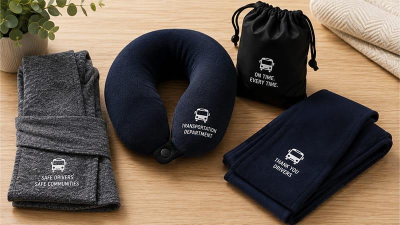 Personalized neck and shoulder wrap with storage pouch for after-shift comfort
