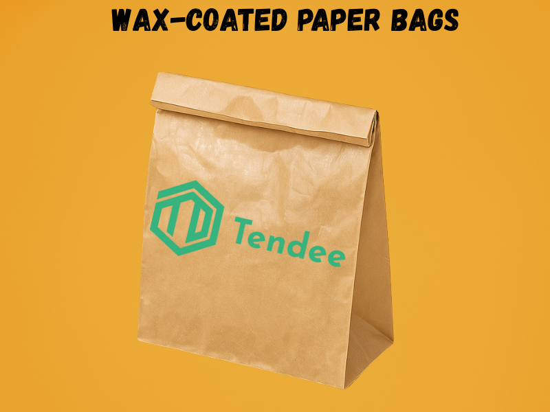 an illustration of a wax coated paper bags