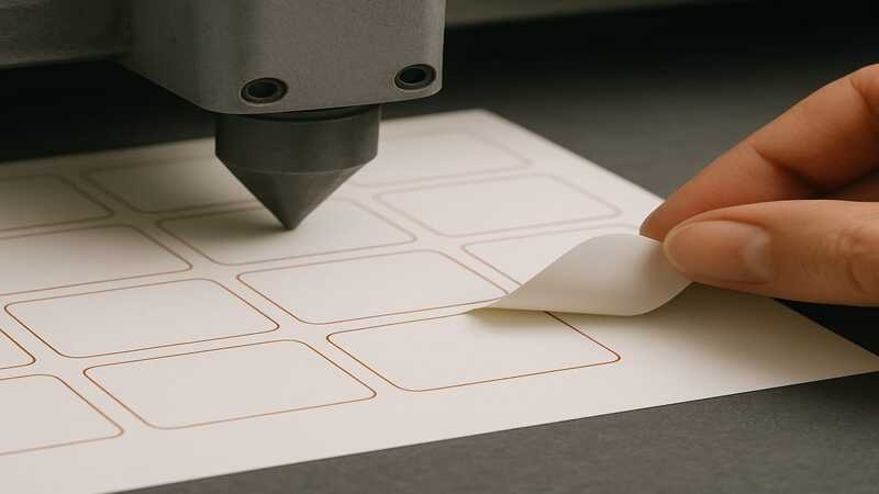 Kiss-cut stickers are precise, easy to peel off, and have clean edges.