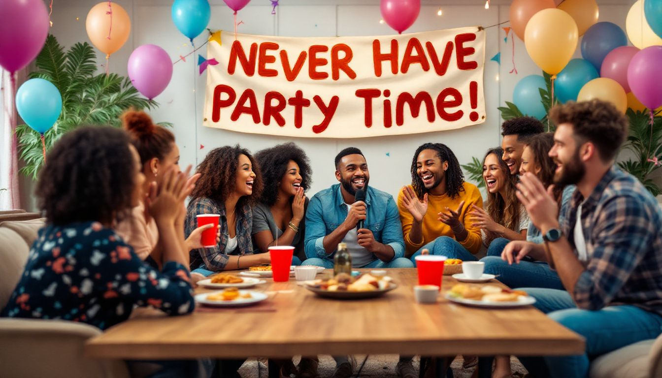 Creating Safe and Enjoyable Intimate Play Parties: A Comprehensive Guide 3 - Consent Culture Party guests participating in fun drinking games at a play party.