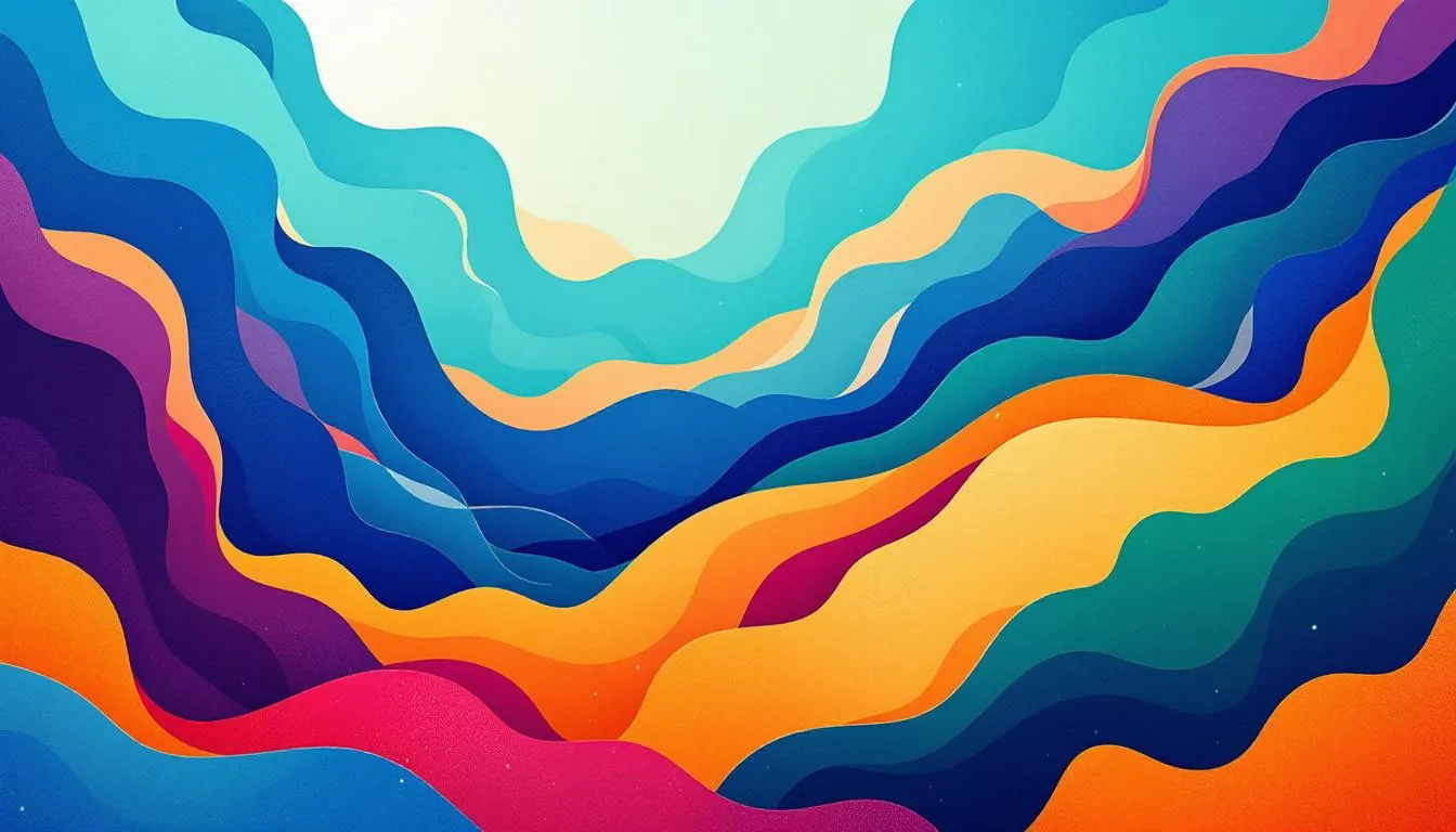 An abstract representation of personal growth and success.