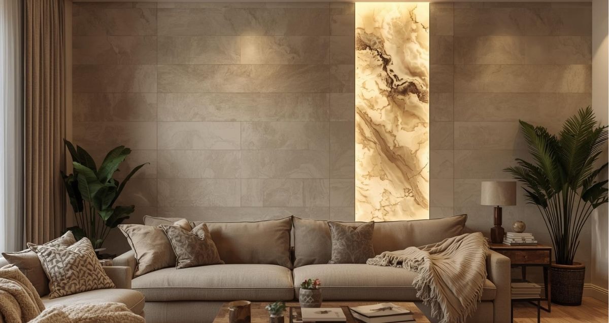 Porclain slab tile material types for walls