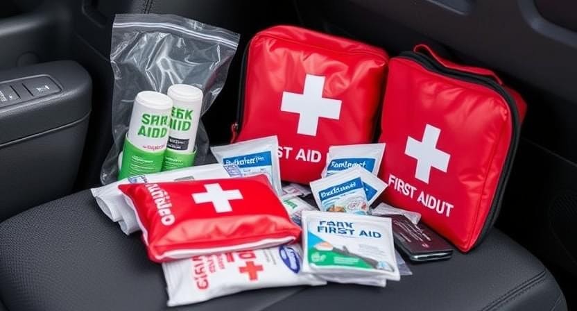 First aid supplies to keep in a car