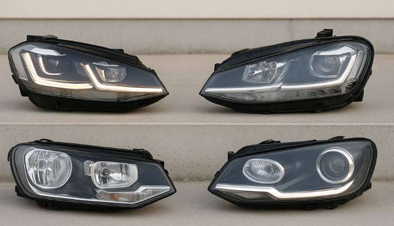 Different headlights assemblies. shop according to your trim