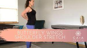 Butterfly Wings Shoulder Stretch - YouTube