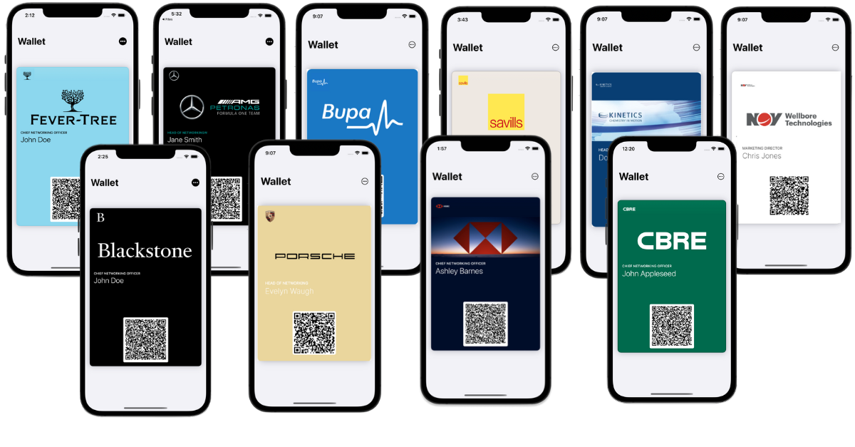 Digital business cards are in the wallets of huge brands 