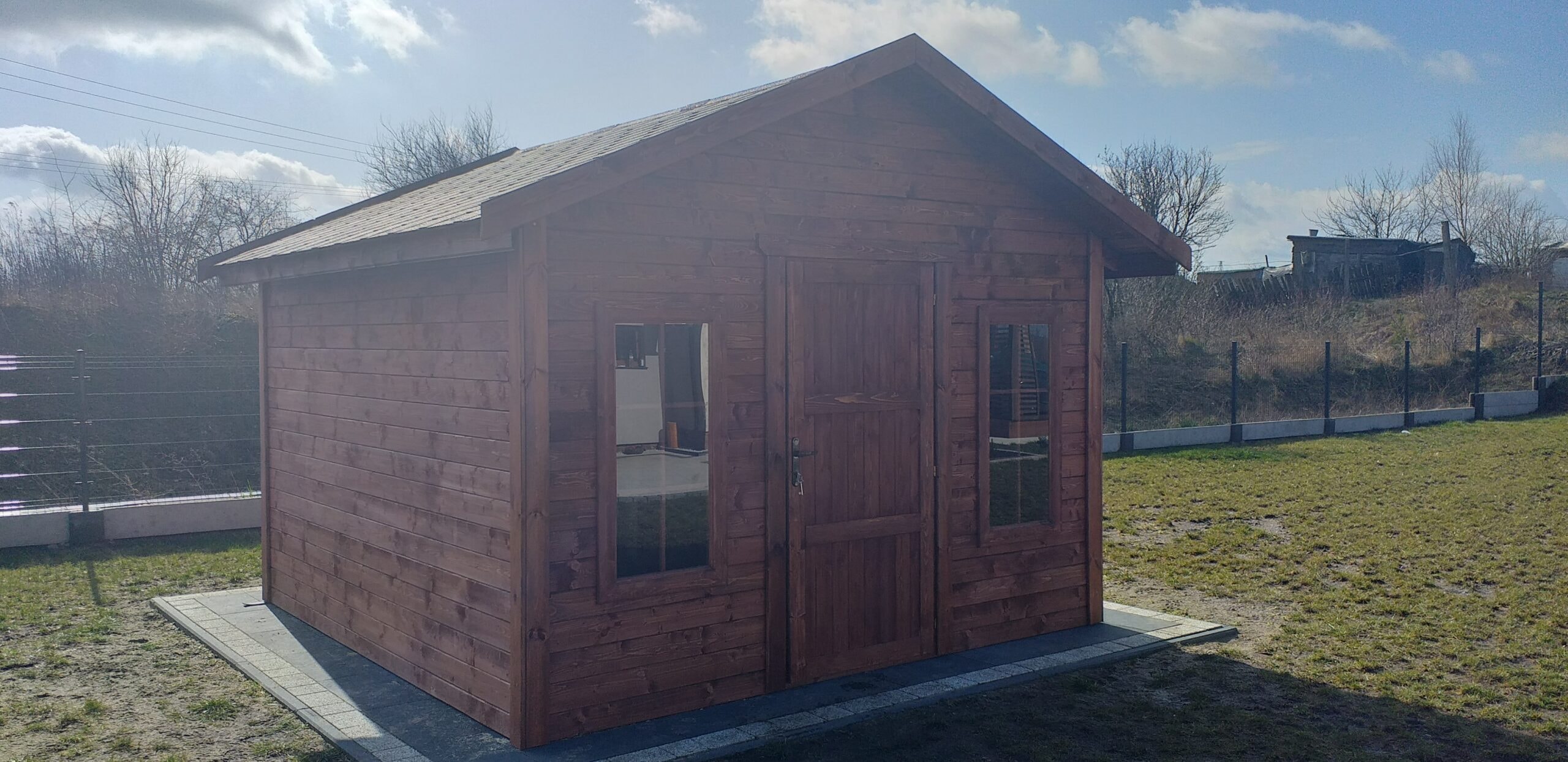 schowek na narzędzia domek narzędziowy drewniany altanyna5.pl