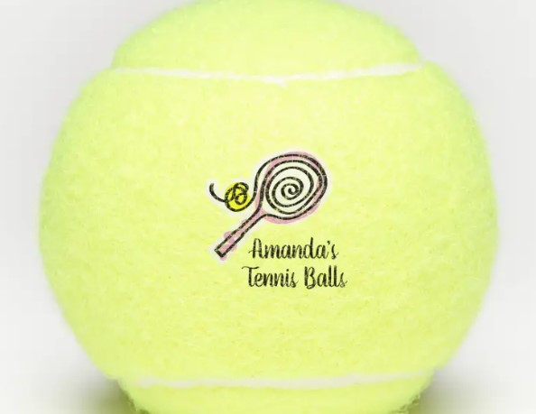No matter who the recipient is and what the occasion is, personalized tennis balls are sure to make a great gift. (unique gift ideas)