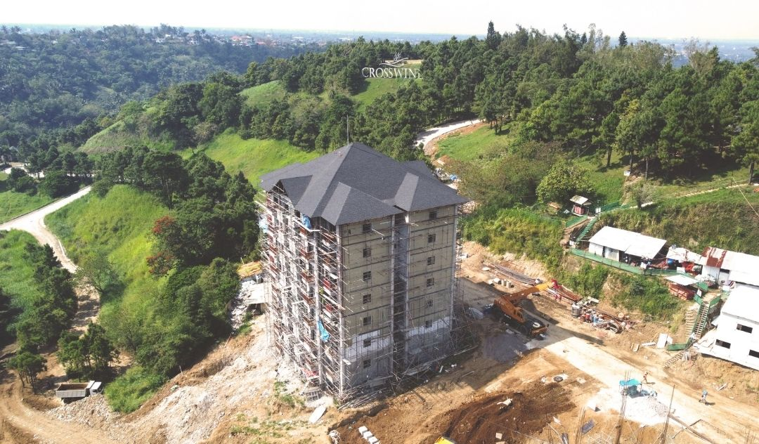On going construction of Alpine Villas' first building - Bernese | Crosswinds Tagaytay