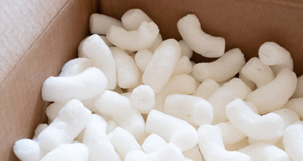 Biodegradable packing peanuts