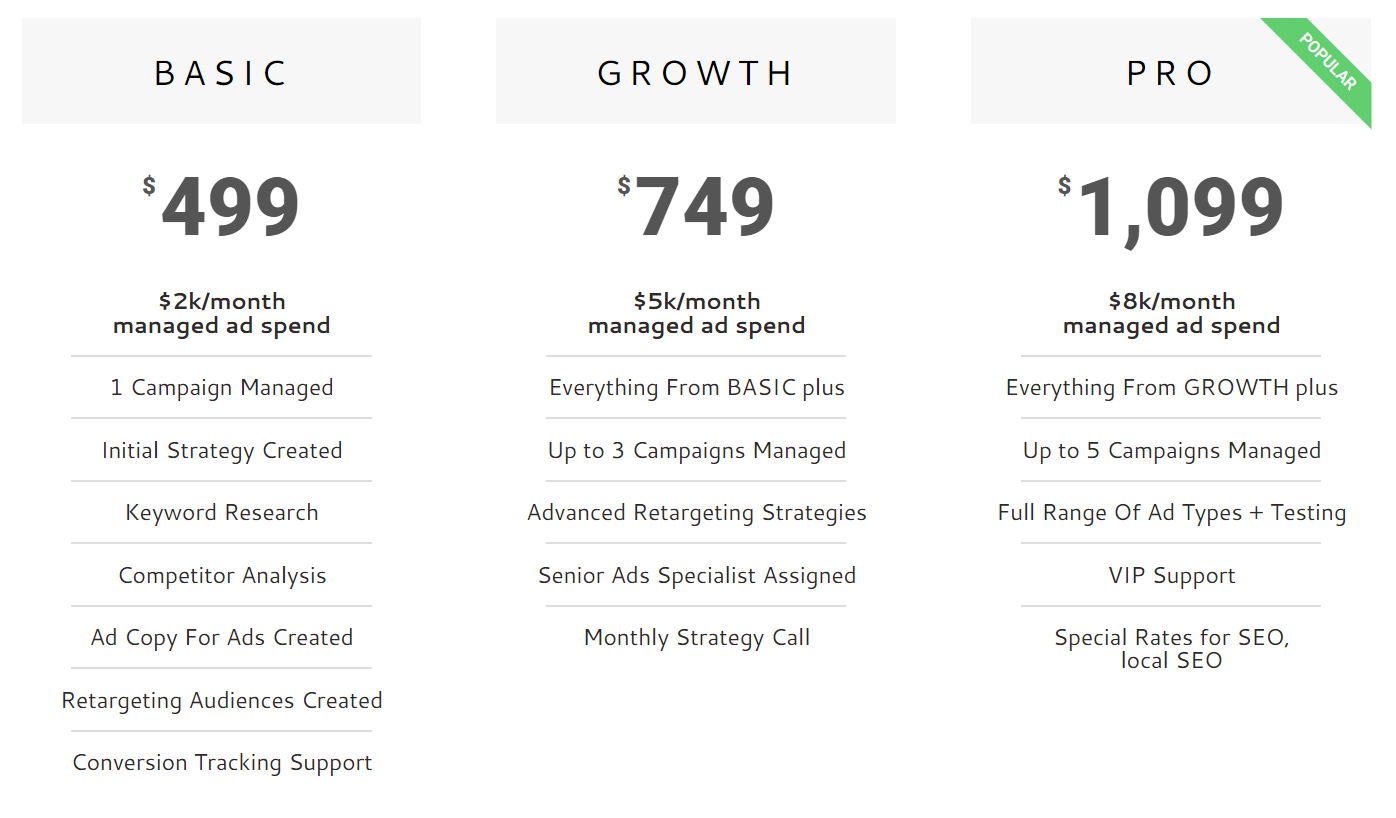 Our pricing plans