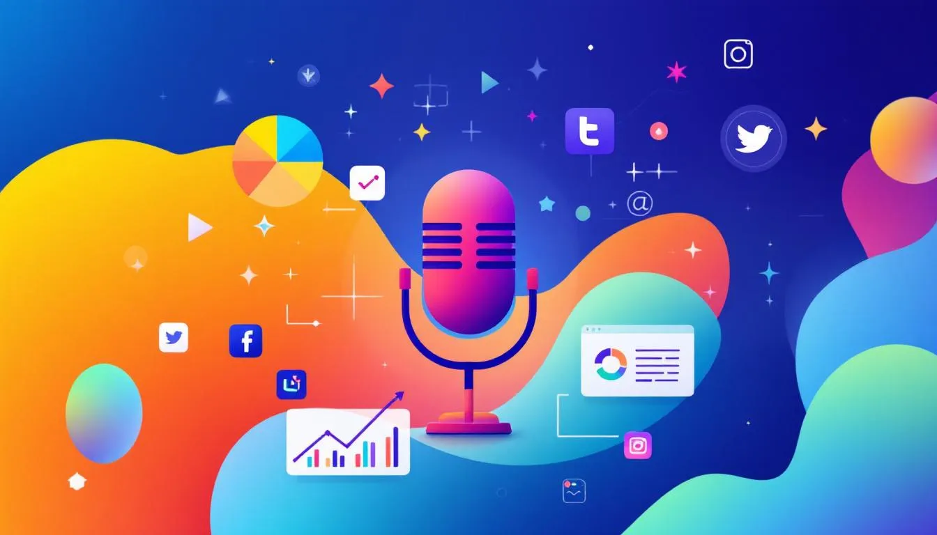 A social media post promoting a podcast episode.