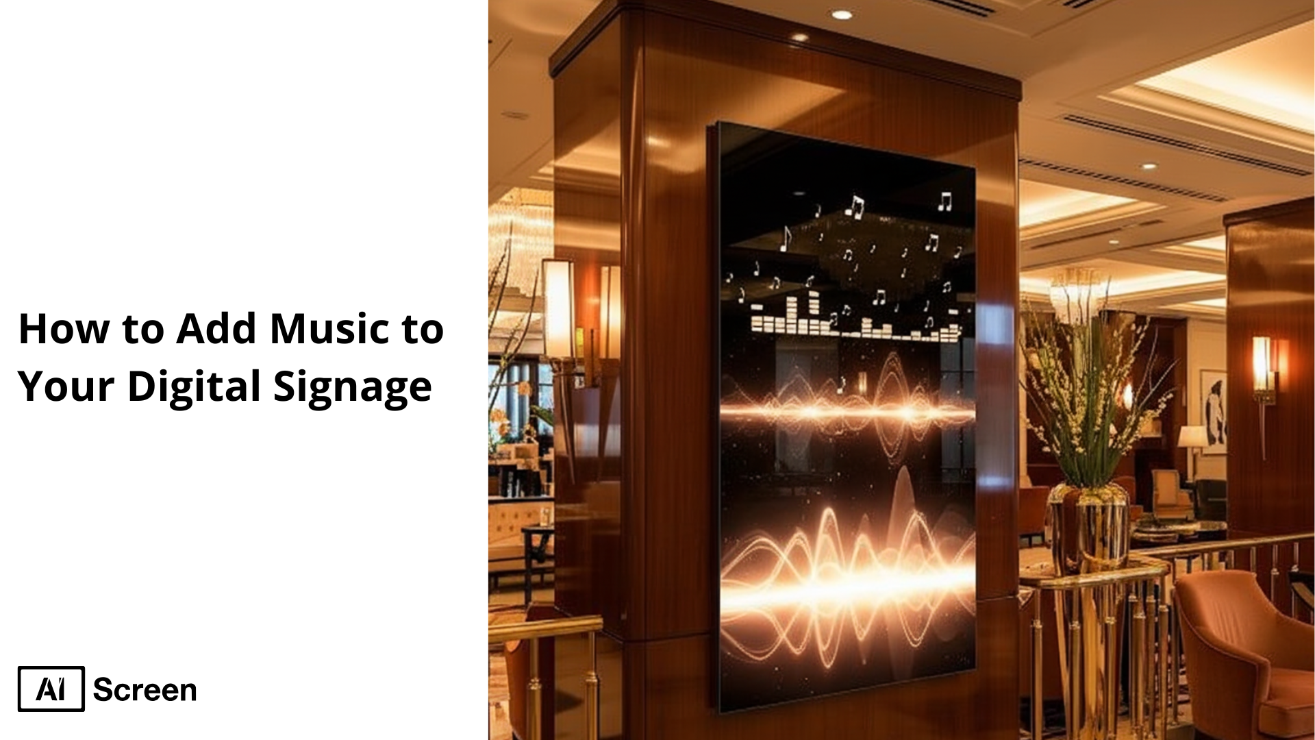 How to Add Music to Your Digital Signage 1 adding music to digital signage for enhanced presentations
