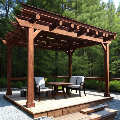 A wooden pergola can look nice, but will not last under the harsh elements in Las Vegas NV.