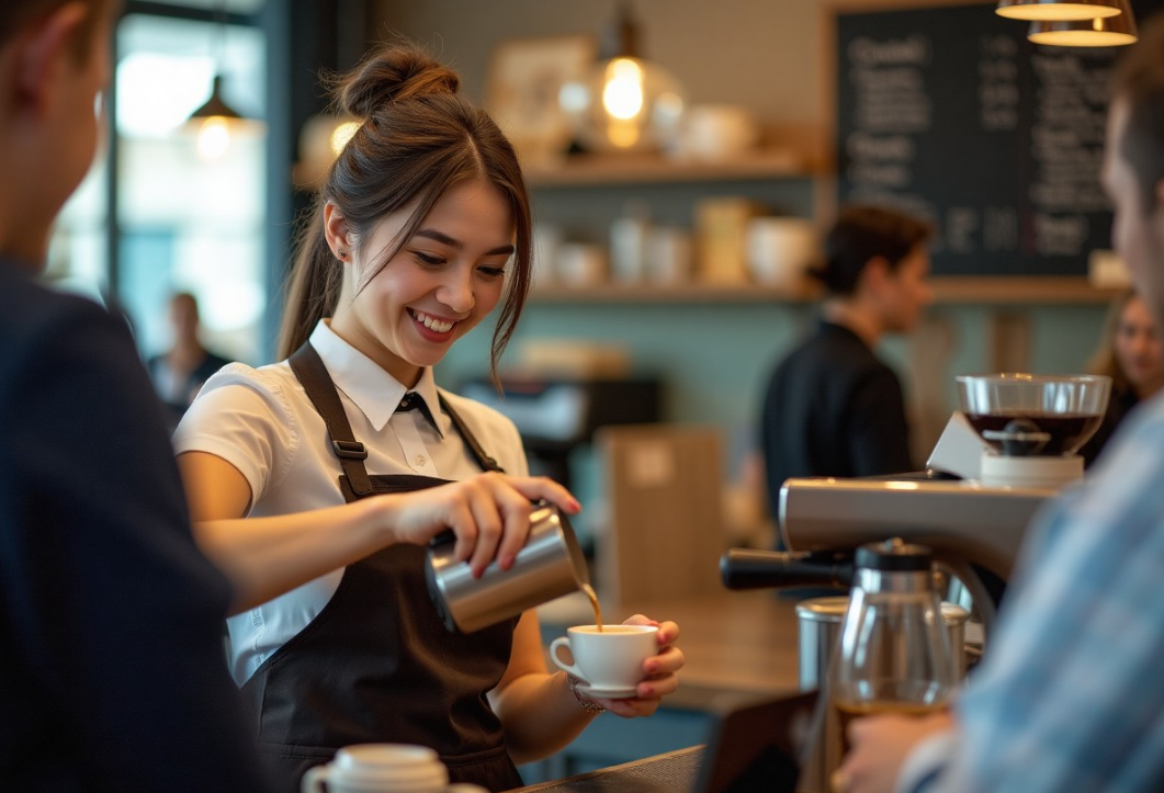 NSFW Alluring Barista