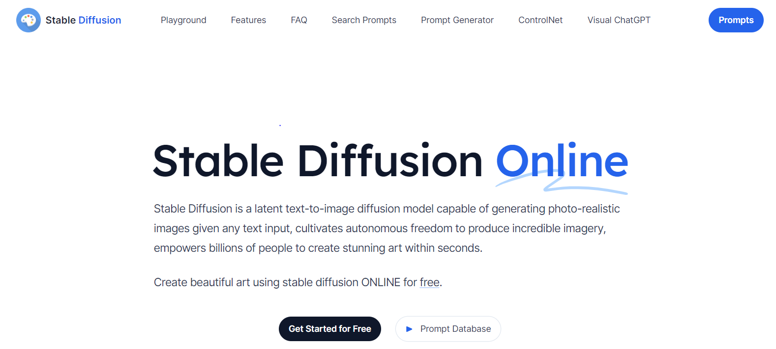 Stable Diffusion - Free AI tool