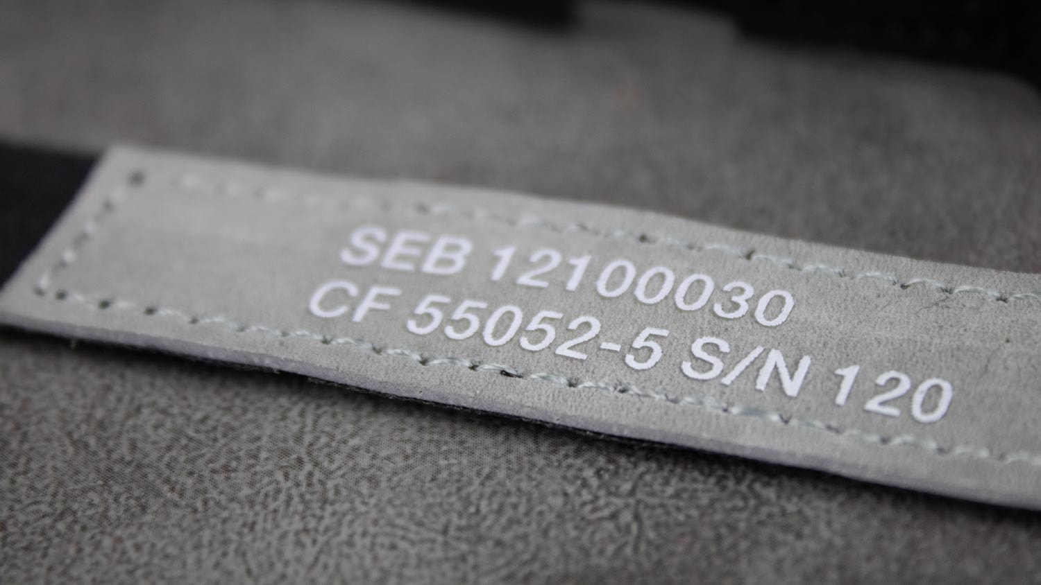 Close-up of a durable NASA watch strap designed for harsh environments.